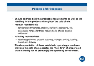 Global Best Practice in Cold Chain Management | PDF