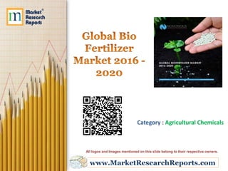 www.MarketResearchReports.com
Category : Agricultural Chemicals
All logos and Images mentioned on this slide belong to their respective owners.
 