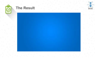 The Result
 