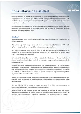 Global business consulting trabajo