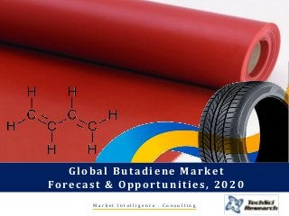 M a r k e t I n t e l l i g e n c e . C o n s u l t i n g
Global Butadiene Market
Forecast & Opportunities, 2020
 