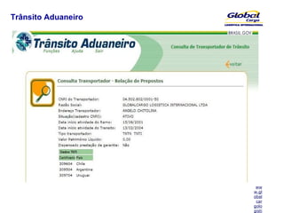 Trânsito Aduaneiro 