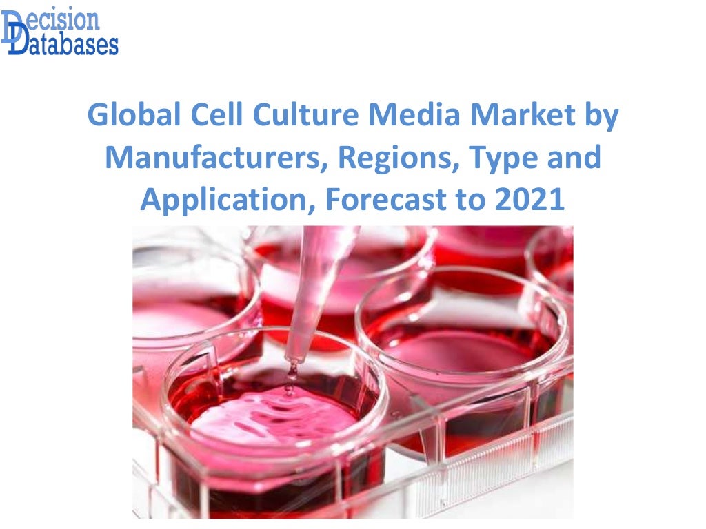 Cell Culture Media Market Report 2017 2021 Global Industry Analysis