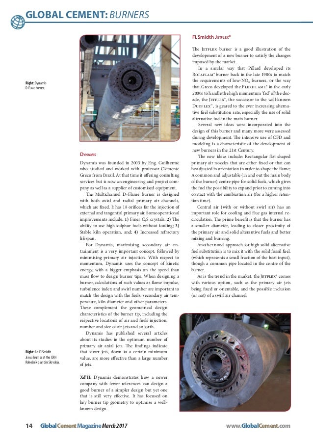 Latest Burner Profiles Global Cement