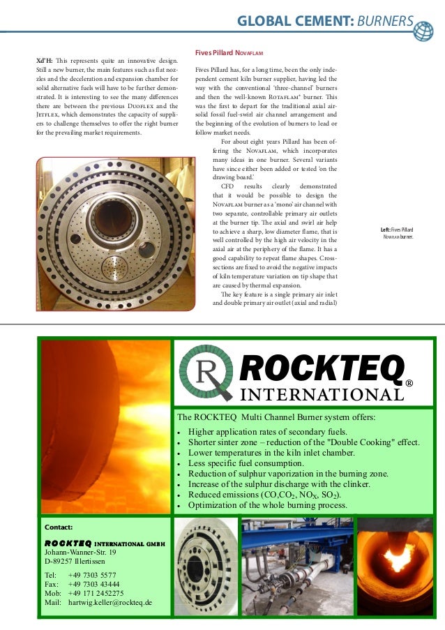 Latest Burner Profiles Global Cement