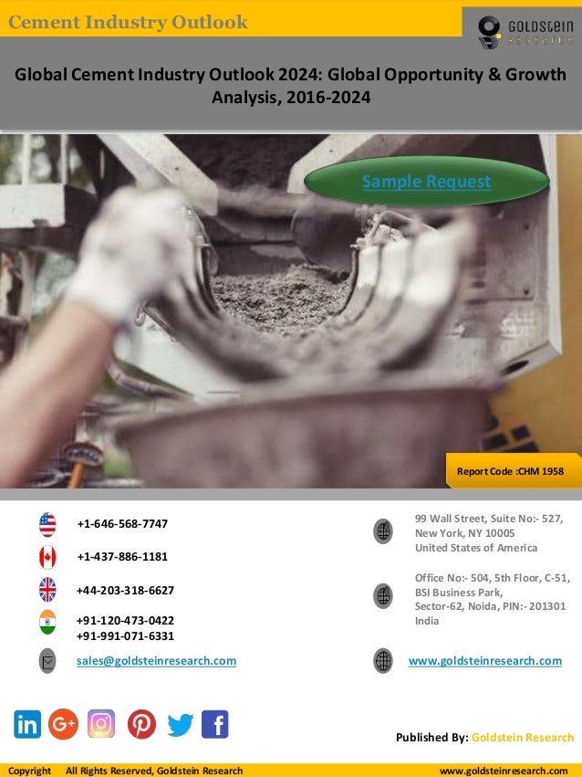 Global cement market analysis & industry outlook, 2016 2024 sample