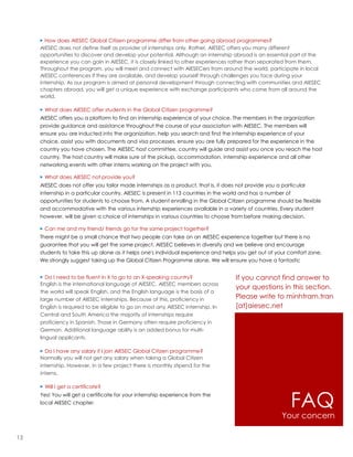 Global citizen booklet aiesec in vietnam | PDF