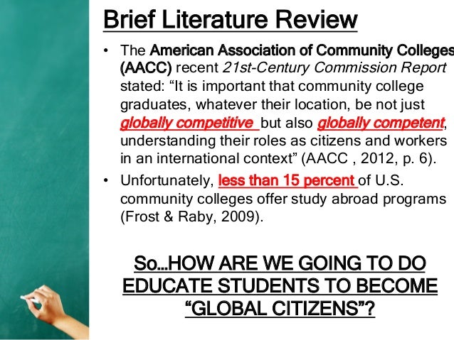Literature review study abroad