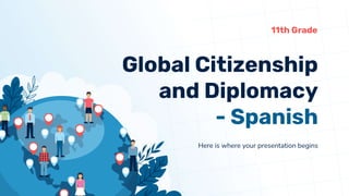 Global Citizenship
and Diplomacy
- Spanish
11th Grade
 