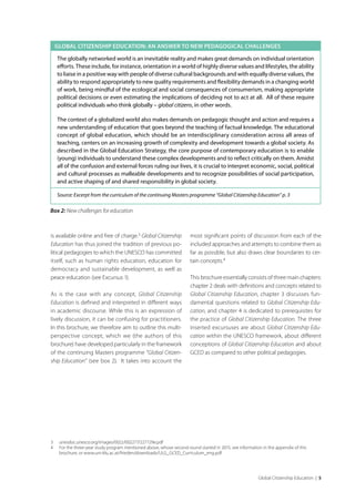 Global citizenship education final_english | PDF
