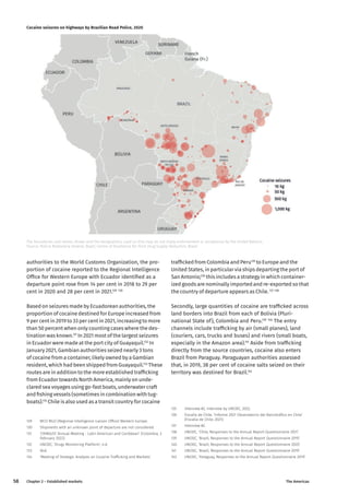 Unodc: aumenta la “exportación” de cocaína de la región y la de Bolivia a través de Paraguay 