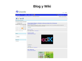 Blog y Wiki
 
