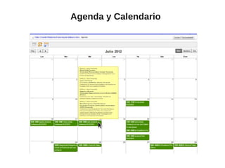 Agenda y Calendario
 