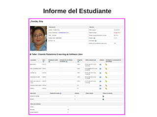 Informe del Estudiante
 