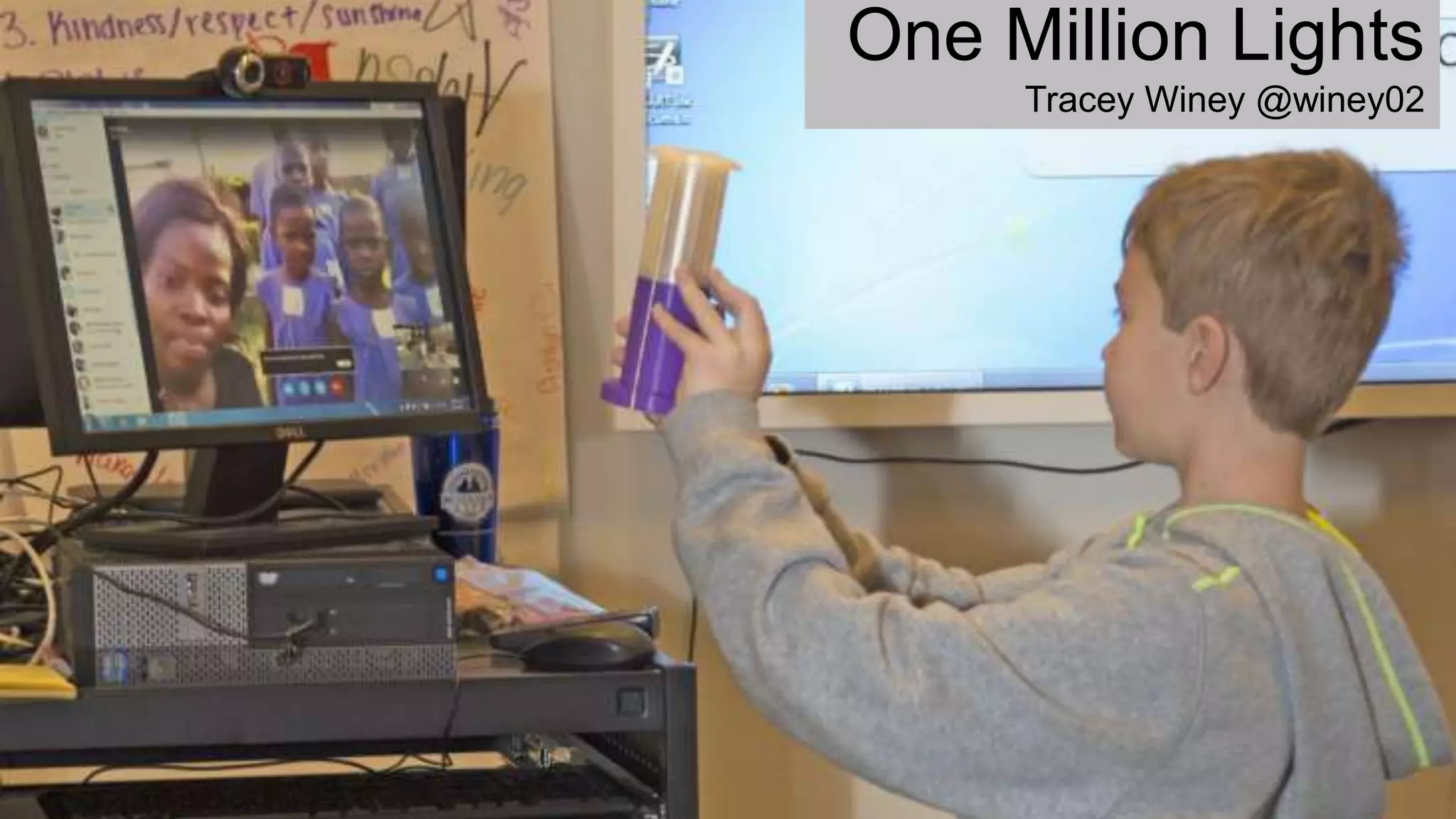 This is Tracey’s story……One Million Lights
Tracey Winey @winey02
 