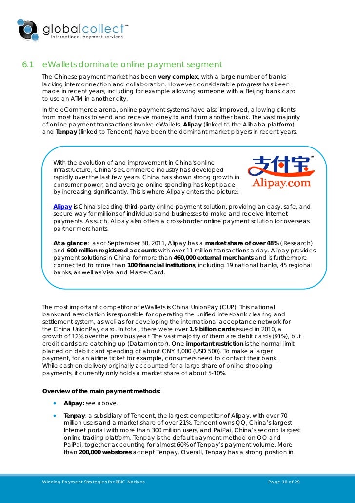 Globalcollect On Winning Payment Strategies For Bric Nations