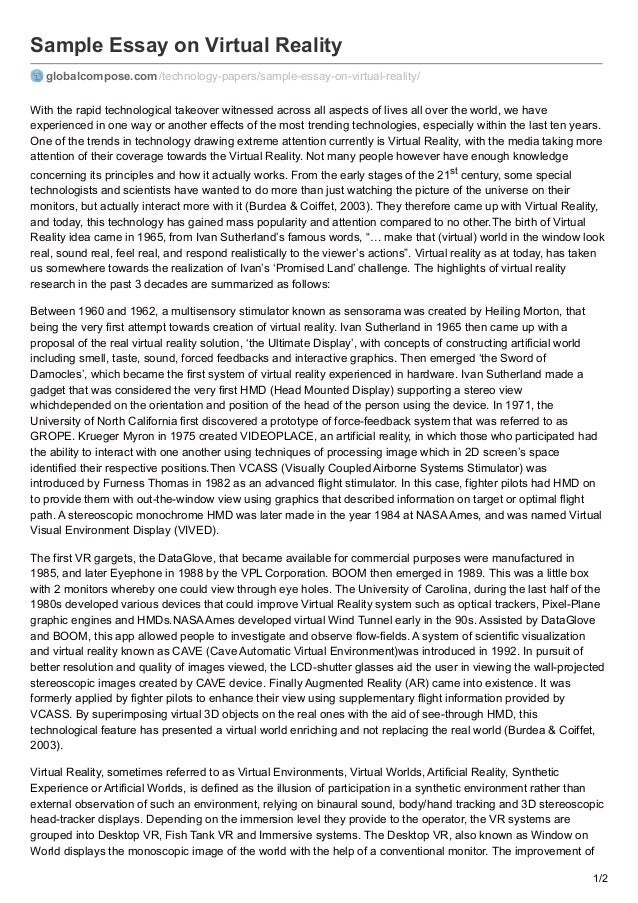 Essays on reality