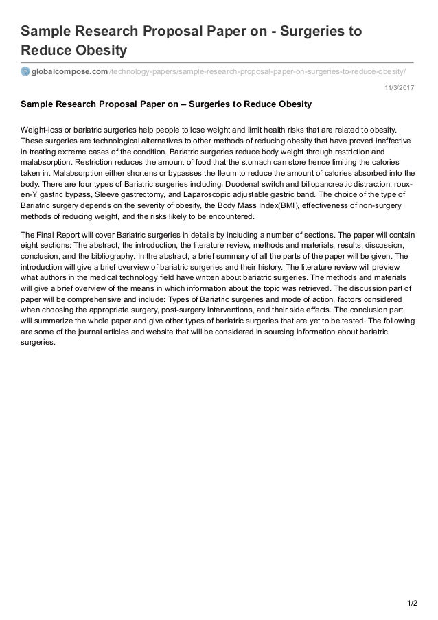 Research proposal on how to balance picture