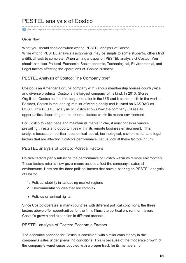 Costco analysis ppt image