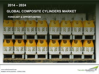 MARKET INTELLIGENCE . CONSULTING
www.techsciresearch.com
2014 – 2024
GLOBAL COMPOSITE CYLINDERS MARKET
FORECAST & OPPORTUNITIES
 