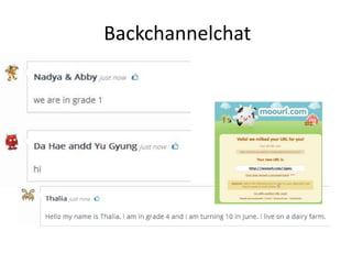 Backchannelchat
 