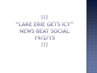 GLOBAL FREEZING/GLOBAL COOLING.