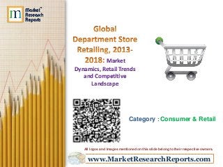 www.MarketResearchReports.com
Market
Dynamics, Retail Trends
and Competitive
Landscape
Category : Consumer & Retail
All logos and Images mentioned on this slide belong to their respective owners.
 