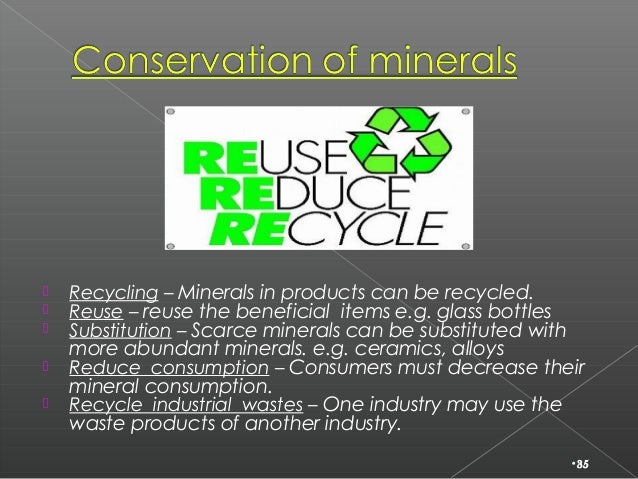 Ways Of Conserving Natural Resources Ways Of Conserving Natural Resources