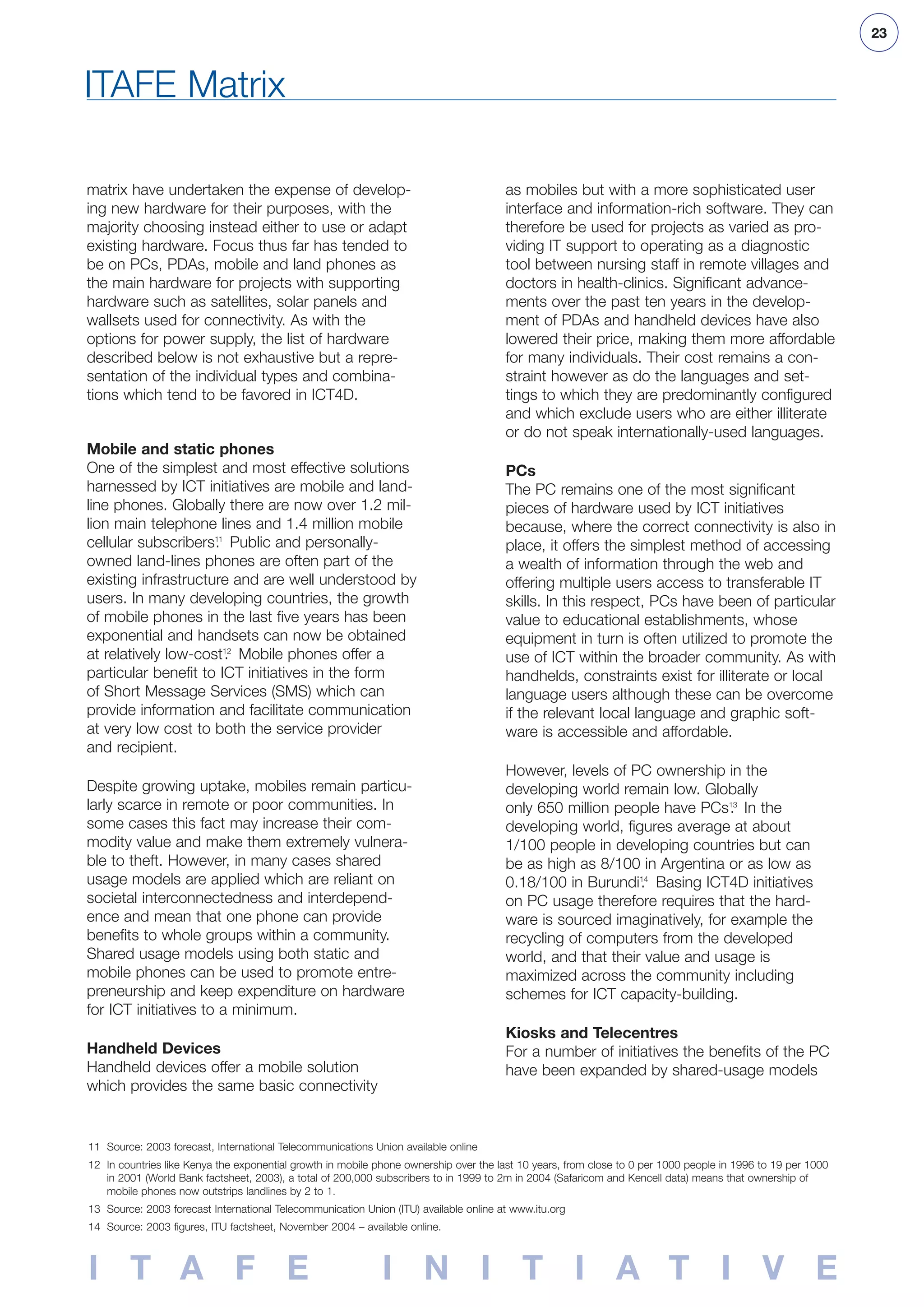 Global Digital Inclusion Benchmarking Study