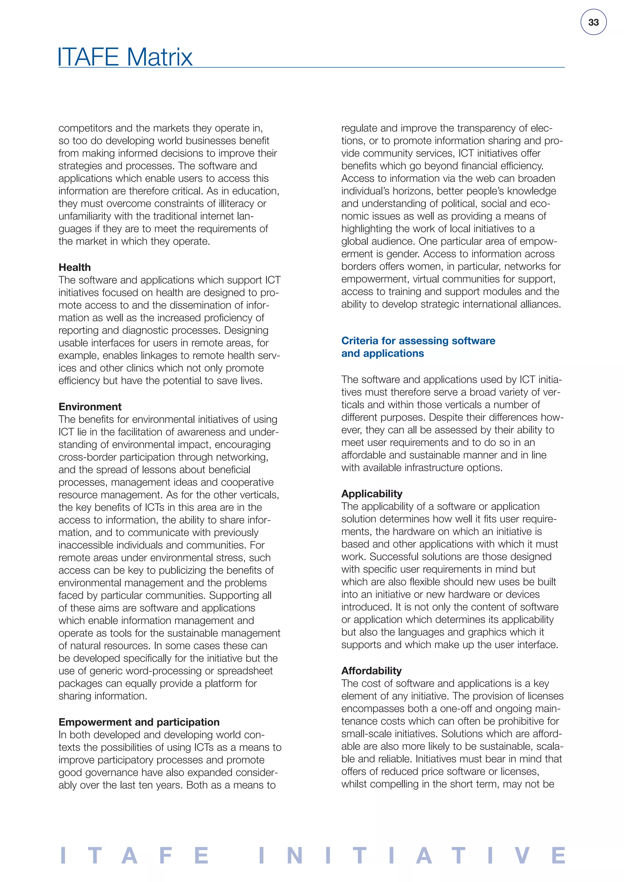 Global Digital Inclusion Benchmarking Study