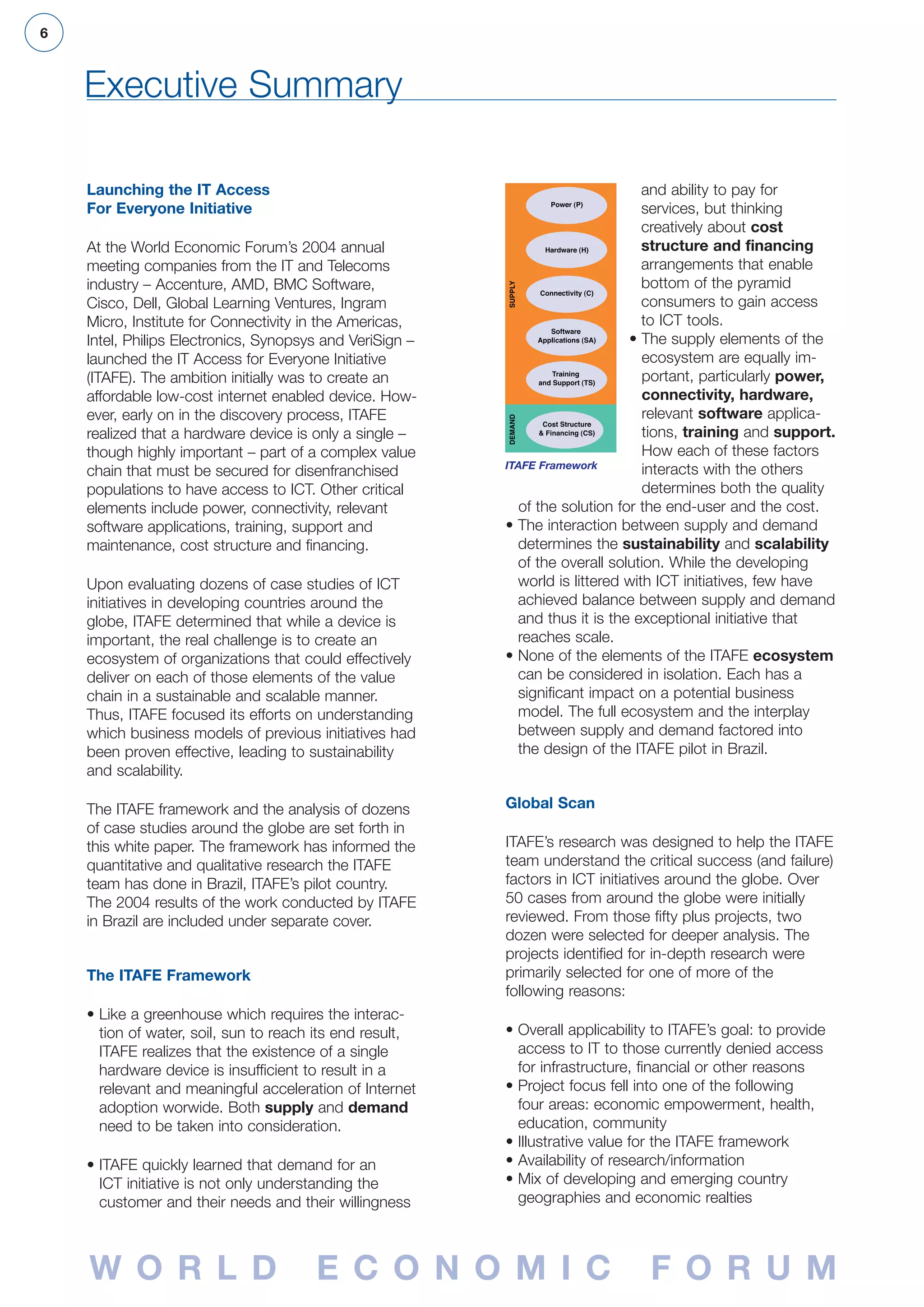 Global Digital Inclusion Benchmarking Study