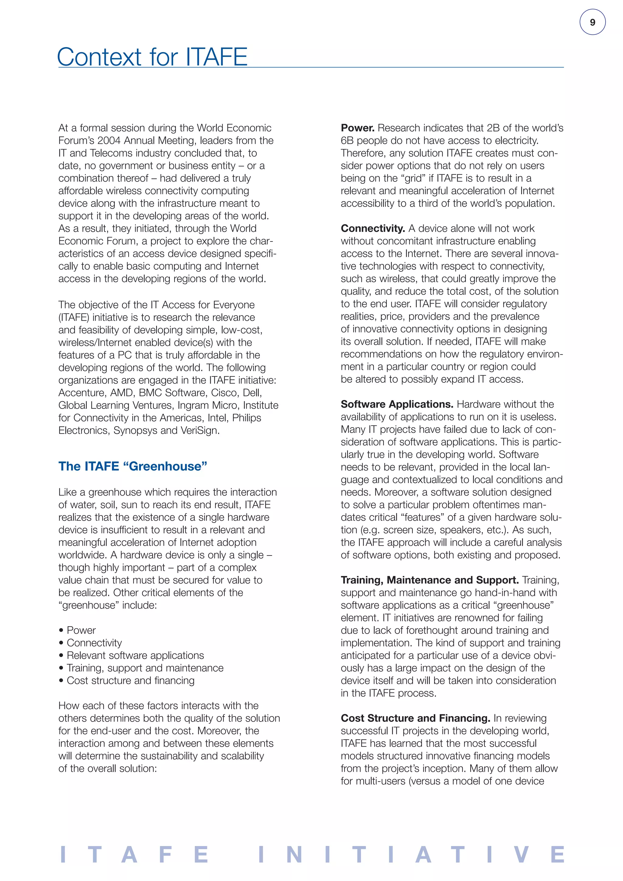 Global Digital Inclusion Benchmarking Study