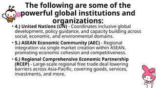 Presentation about The Global Economy. Introduction, Trends and ...