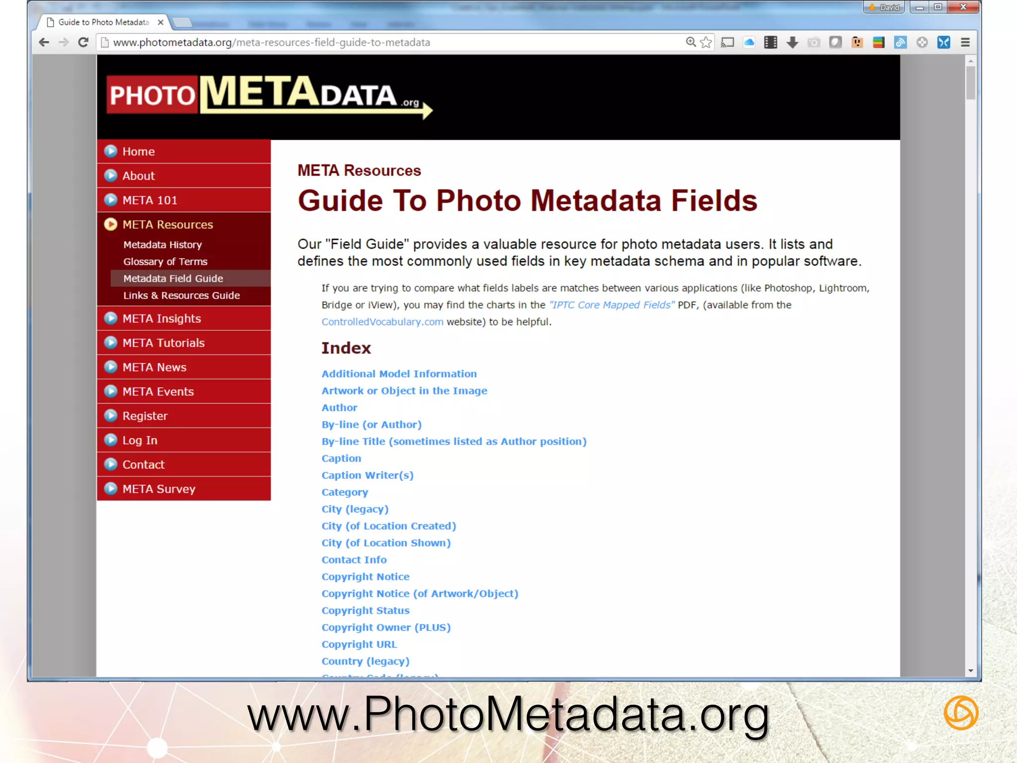 www.PhotoMetadata.org!
 