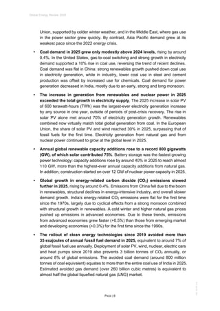 Global Energy Review 2026: Trends, Technologies, and Emissions Analysis ...
