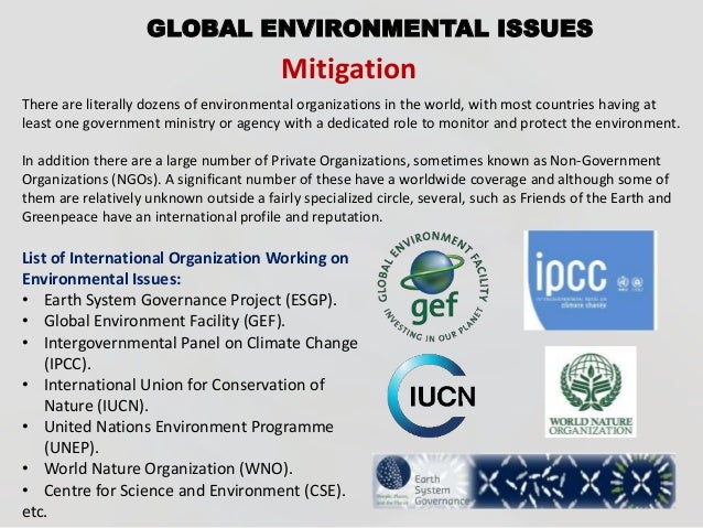 global environmental issues The global environmental change (gec) program trains students to analyze and respond to management and policy issues that arise from these changes. global environmental issues The global environmental change (gec) program trains students to analyze and respond to management and policy issues that arise from these changes.