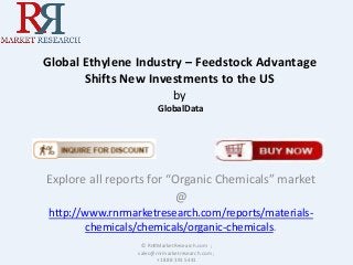 Global Ethylene Industry – Feedstock Advantage
Shifts New Investments to the US
by
GlobalData

Explore all reports for “Organic Chemicals” market
@
http://www.rnrmarketresearch.com/reports/materialschemicals/chemicals/organic-chemicals.
© RnRMarketResearch.com ;
sales@rnrmarketresearch.com ;
+1 888 391 5441

 