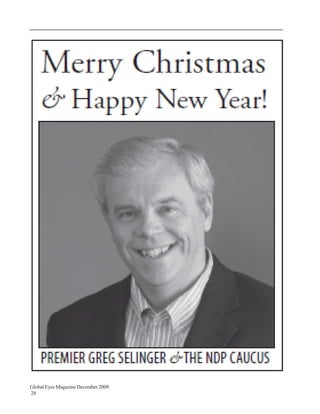 Global Eyes Magazine December 2009
28
 