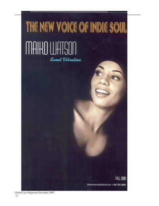 Global Eyes Magazine December 2009
32
 