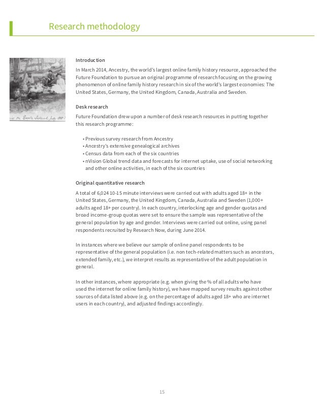 ancestry global family history report 2014