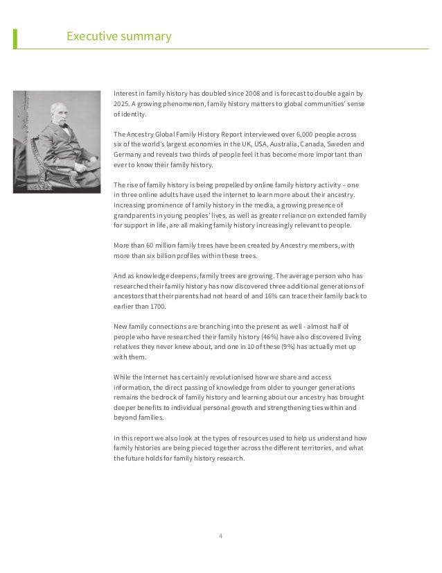 ancestry global family history report 2014