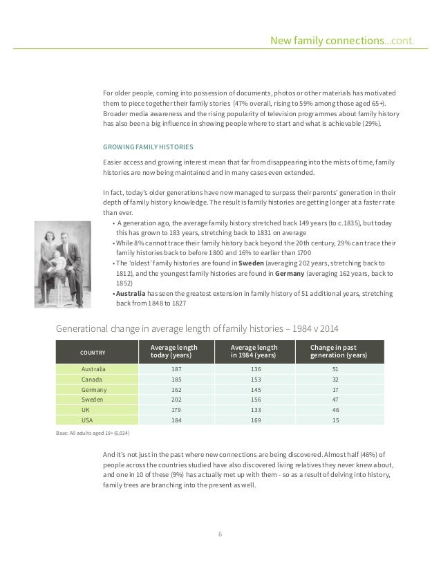 ancestry global family history report 2014