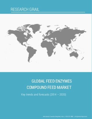 RESEARCH GRAIL
GLOBAL FEED ENZYMES
COMPOUND FEED MARKET
Key trends and forecasts (2014 – 2020)
Meticulously Curated in Bangalore, India | +1 585 331 8686 | info@researchgrail.com
 