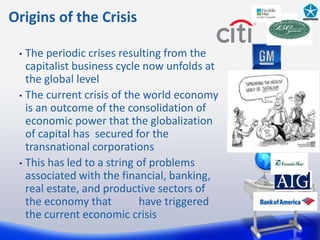 GLOBAL CRISIS AND ITS IMPACT ON INDIA | PPT