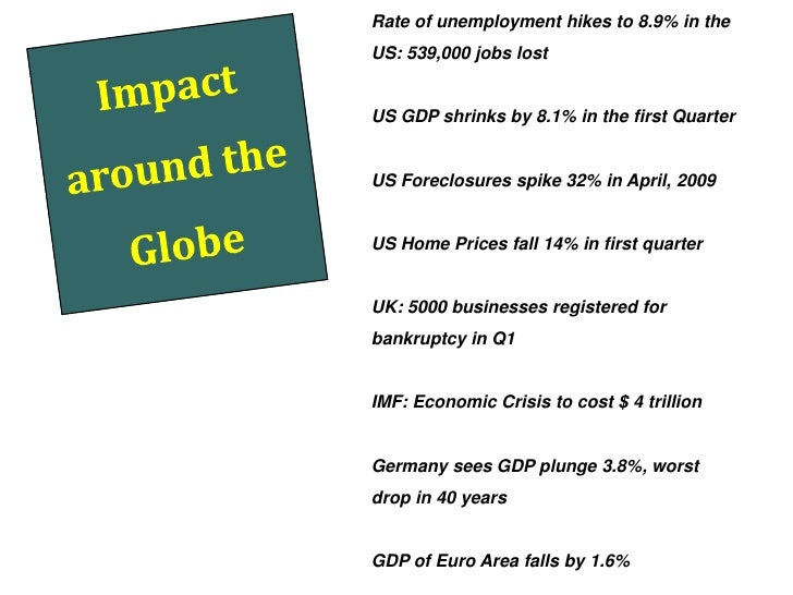 global financial crisis and its impact This paper aims to study the current global financial crisis and its impact on egypt to do so, it first presents an overview of the causes and consequences of. global financial crisis and its impact This paper aims to study the current global financial crisis and its impact on egypt to do so, it first presents an overview of the causes and consequences of.