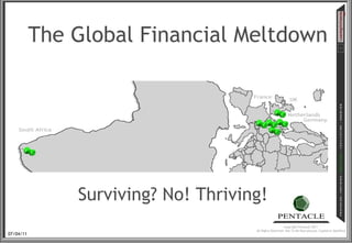 The Global Financial Meltdown Surviving? No! Thriving! 