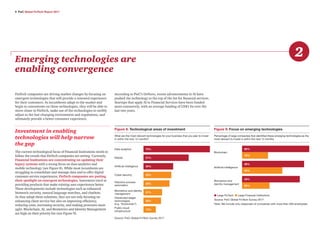 9 PwC Global FinTech Report 2017
Emerging technologies are
enabling convergence
FinTech companies are driving market chang...