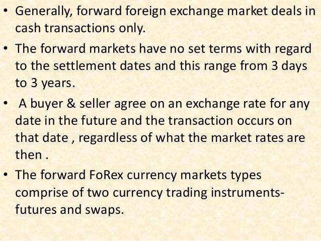 Forex settlement date