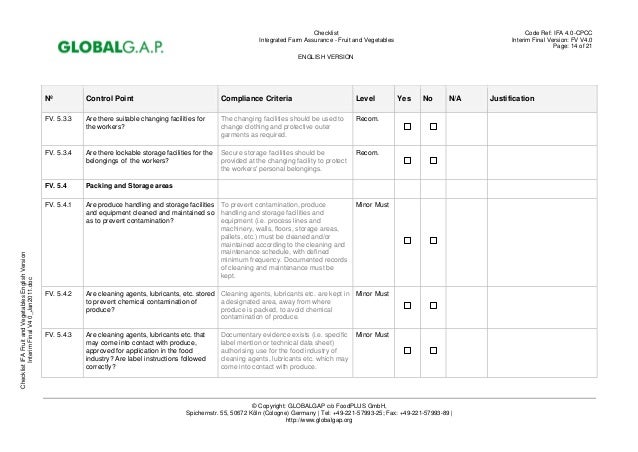 47+ Globalgap Checkliste Zierpflanzen, Wenn sich ein erzeuger jedoch