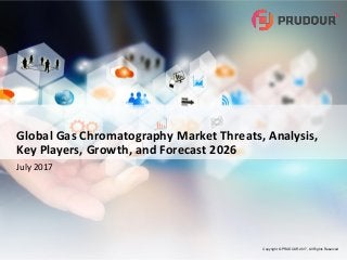 Copyright © PRUDOUR 2017, All Rights Reserved
Global Gas Chromatography Market Threats, Analysis,
Key Players, Growth, and Forecast 2026
July 2017
 